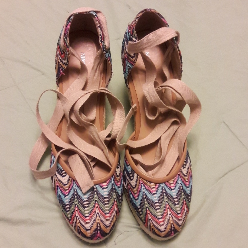 Nine West ladies wedge espadrilles